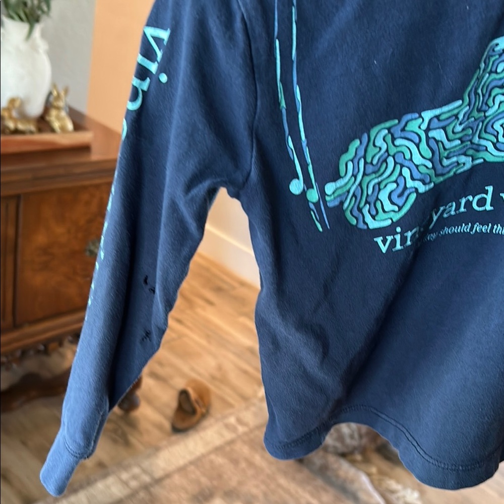 Vineyard Vines Kids Navy Long Sleeve Shirt - Picture 3 of 3